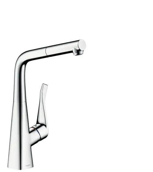 Hansgrohe HG Metris M71 Einhebel-Küchenmischer 320, Eco, Ausziehauslauf, 1jet Chrom, 14781000, Artikel in Kategorie